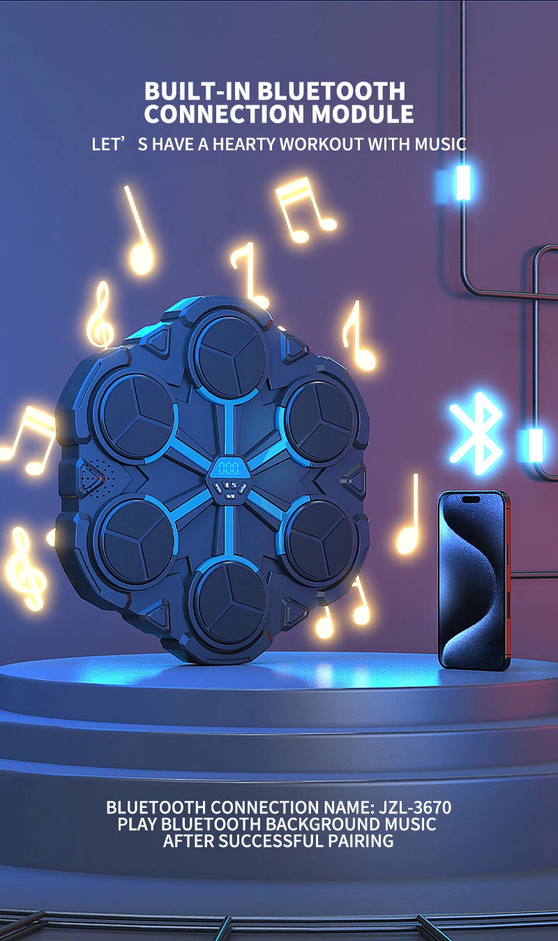 BeatBoxer™ Pro – Bluetooth Boxing Wall Target with Music & Light Cues
