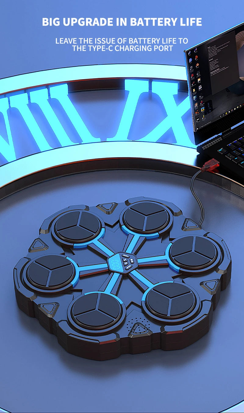 BeatBoxer™ Pro – Bluetooth Boxing Wall Target with Music & Light Cues
